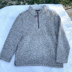 True grit Sherpa pullover